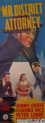 poster Locandina del film mr. district attorney
