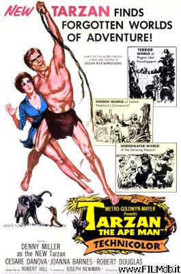 Locandina del film Tarzan, l'uomo scimmia