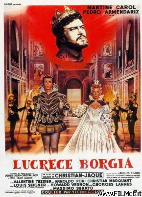 Locandina del film lucrezia borgia