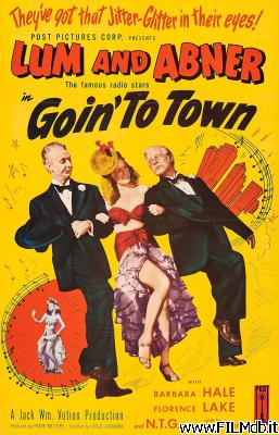 poster Affiche de film Goin' to Town