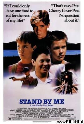 Locandina del film stand by me - ricordo di un'estate