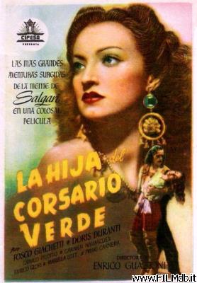 Locandina del film La figlia del Corsaro Verde