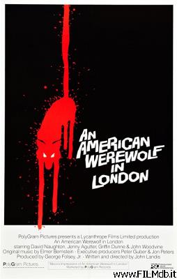 poster Locandina del film un lupo mannaro americano a londra