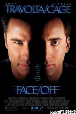 Locandina del film face/off - due facce di un assassino