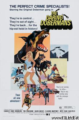 poster Poster of movie the daring dobermans