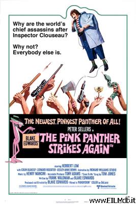 poster Poster of movie the pink panther strikes again