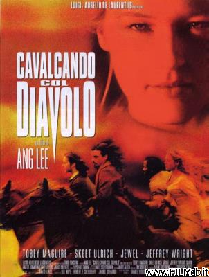 poster Locandina del film cavalcando col diavolo