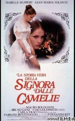 Locandina del film la storia vera della signora delle camelie