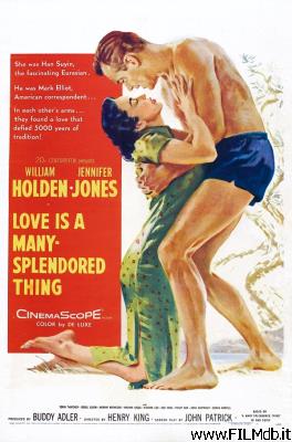poster Affiche de film L'amore è una cosa meravigliosa