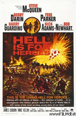 poster Affiche de film L'inferno è per gli eroi