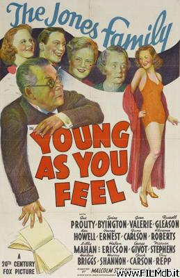 poster Affiche de film Young as You Feel