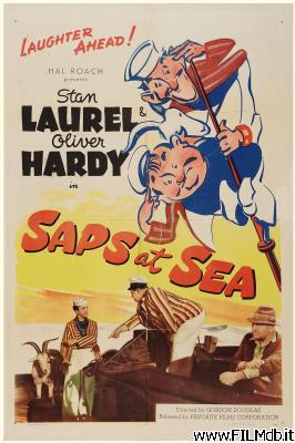 poster Poster of movie Saps at Sea