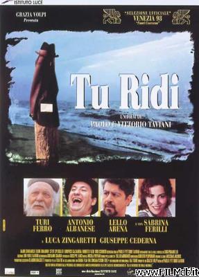 Locandina del film tu ridi