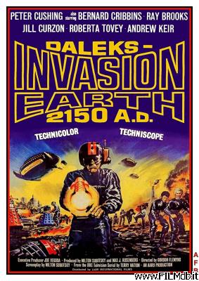 Affiche de film Les Daleks envahissent la Terre