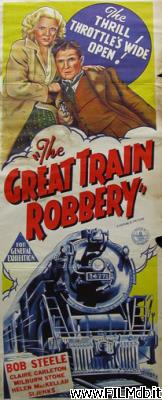 poster Locandina del film the great train robbery