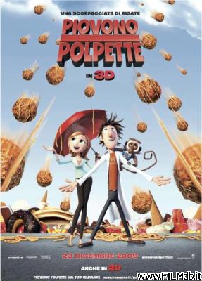 Locandina del film piovono polpette