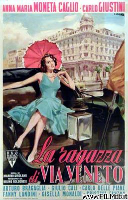 poster Cartel de la pelicula la ragazza di via veneto