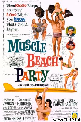poster Poster of movie Muscle Beach Party