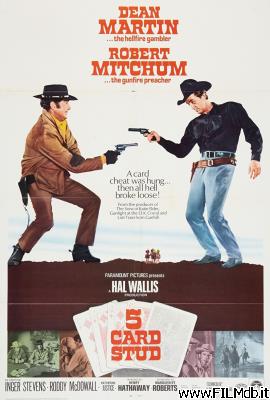poster Affiche de film Cinq cartes à abattre
