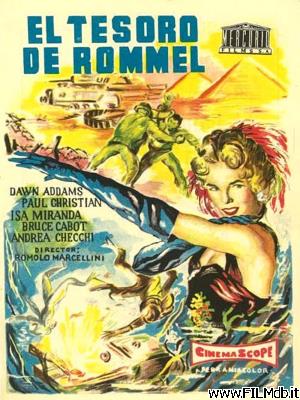 poster Cartel de la pelicula Il tesoro di Rommel
