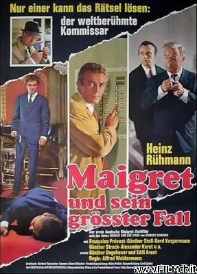 poster Affiche de film Il caso difficile del Commissario Maigret