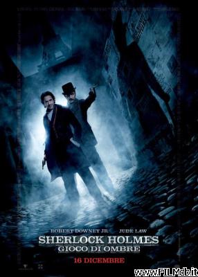 Locandina del film sherlock holmes - gioco di ombre