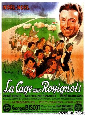 poster Affiche de film La Cage aux rossignols
