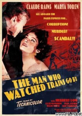 poster Affiche de film L'Homme qui regardait passer les trains