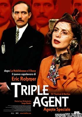 poster Affiche de film triple agent