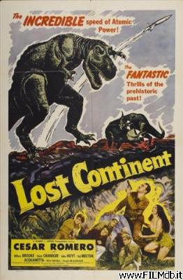 poster Locandina del film il continente scomparso