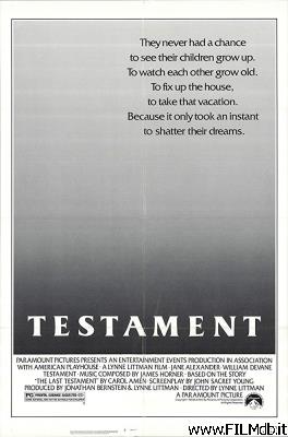 Locandina del film testament