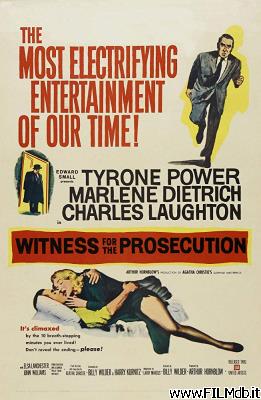 Poster of movie witness for the prosecution