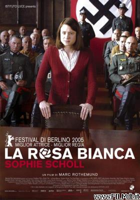 Locandina del film la rosa bianca - sophie scholl