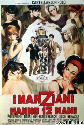 Locandina del film I marziani hanno 12 mani