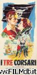 poster I tre corsari poster del film I tre corsari