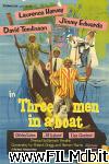 poster del film 3 uomini in barca