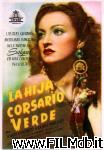 poster del film La figlia del Corsaro Verde