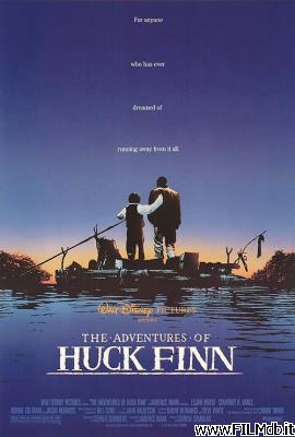 Locandina del film le avventure di huck finn