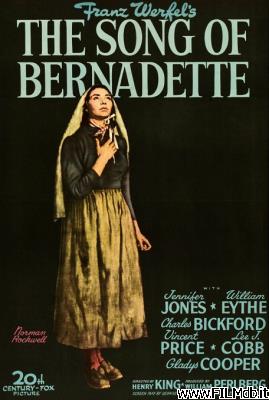 Poster of movie the song of bernadette