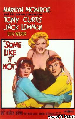 poster Locandina del film A qualcuno piace caldo