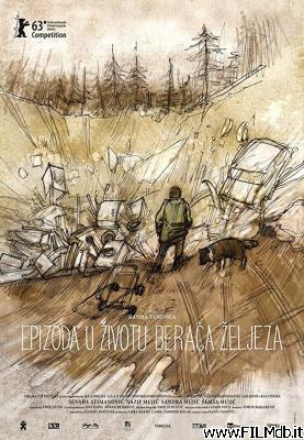 poster Locandina del film an episode in the life of an iron picker