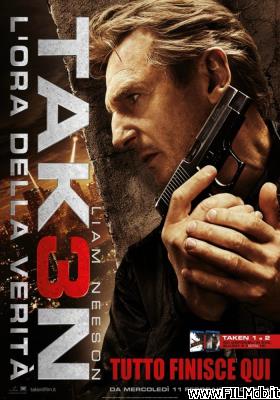 poster Locandina del film taken 3 - l'ora della verità