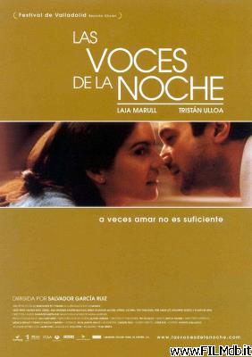 poster Affiche de film Las voces de la noche