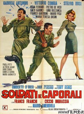 Poster of movie Soldati e caporali
