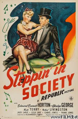 Cartel de la pelicula Steppin' in Society