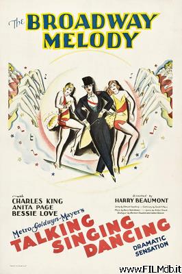Poster of movie the broadway melody