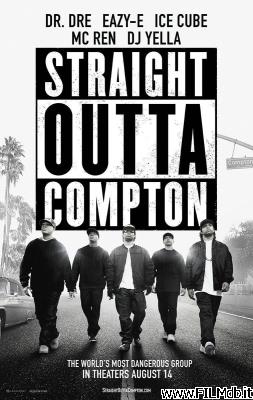 Cartel de la pelicula Straight Outta Compton
