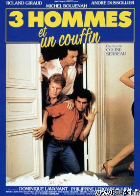 Cartel de la pelicula Trois hommes et un couffin