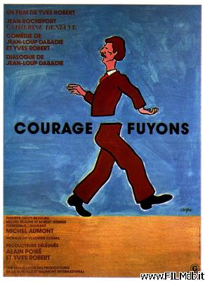 Affiche de film Courage fuyons