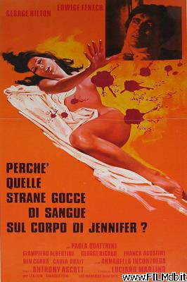 poster Locandina del film perchè quelle strane gocce di sangue sul corpo di jennifer?